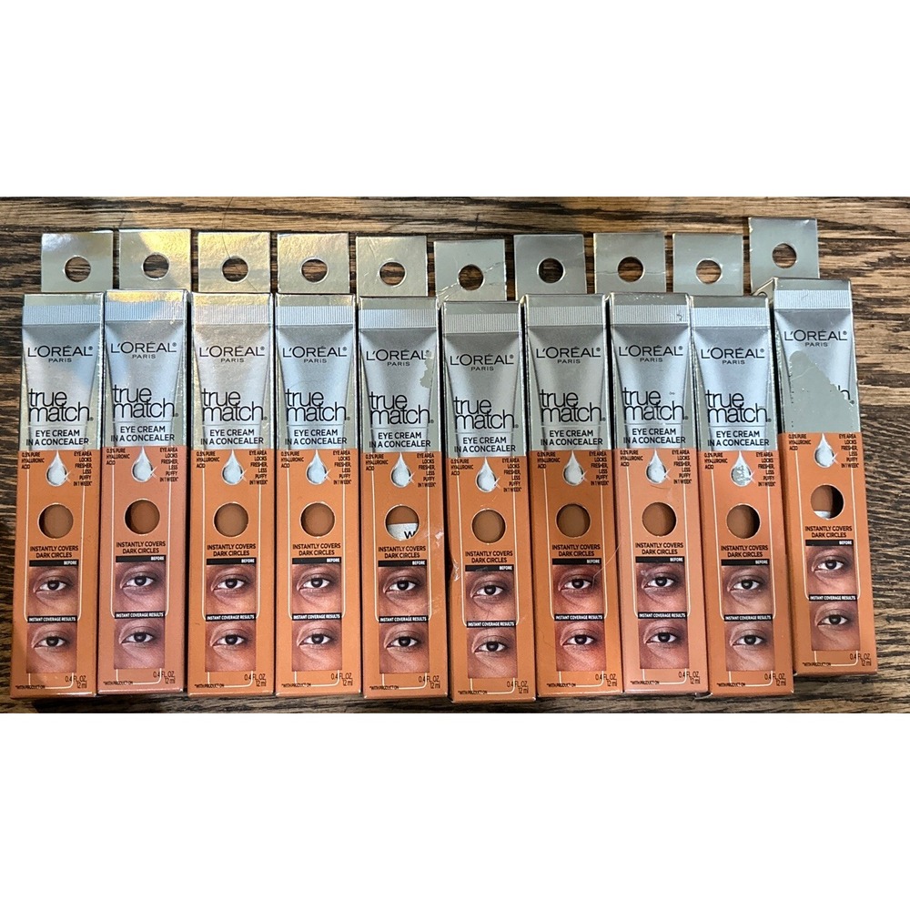 10- L'Oreal Paris True Match Eye Cream In A Concealer W7-8 Dark 0.4oz